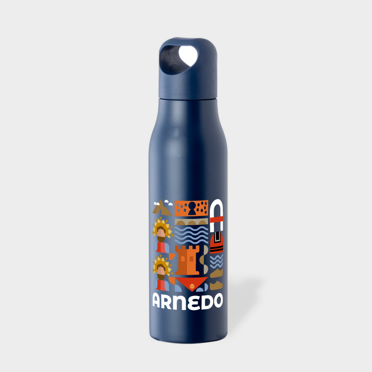 Bidón azúl 850 ml Arnedo Ama Tu Pueblo