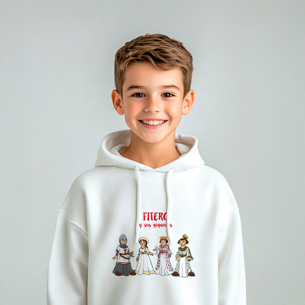 Sudadera niño/a con capucha Fitero Ama Tu Pueblo