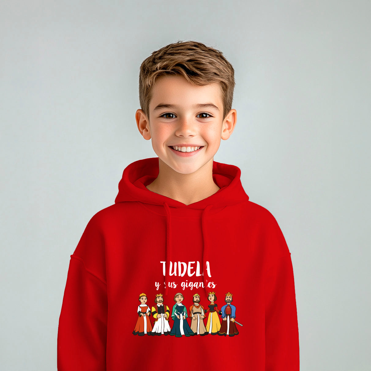Sudadera niño/a con capucha Corella Ama Tu Pueblo