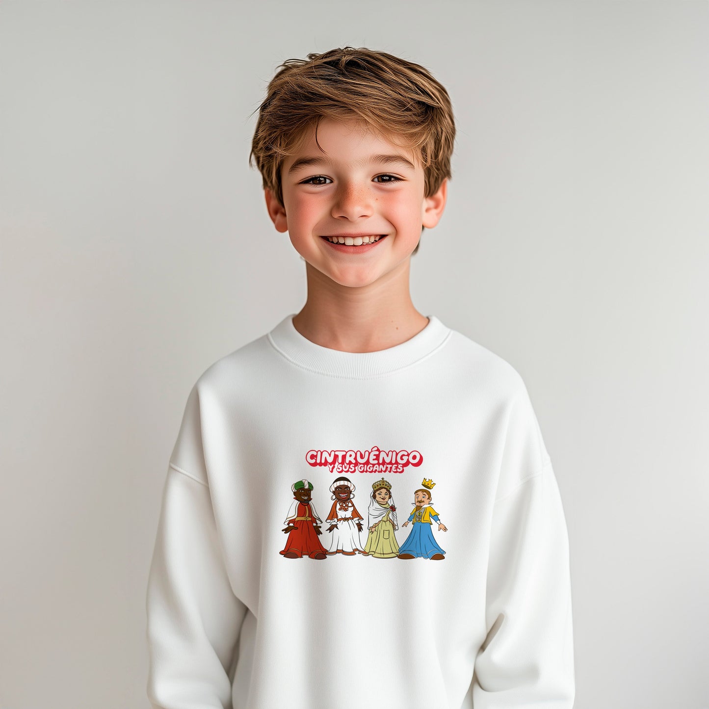 Sudadera niño/a sin capucha Cintruénigo Ama Tu Pueblo