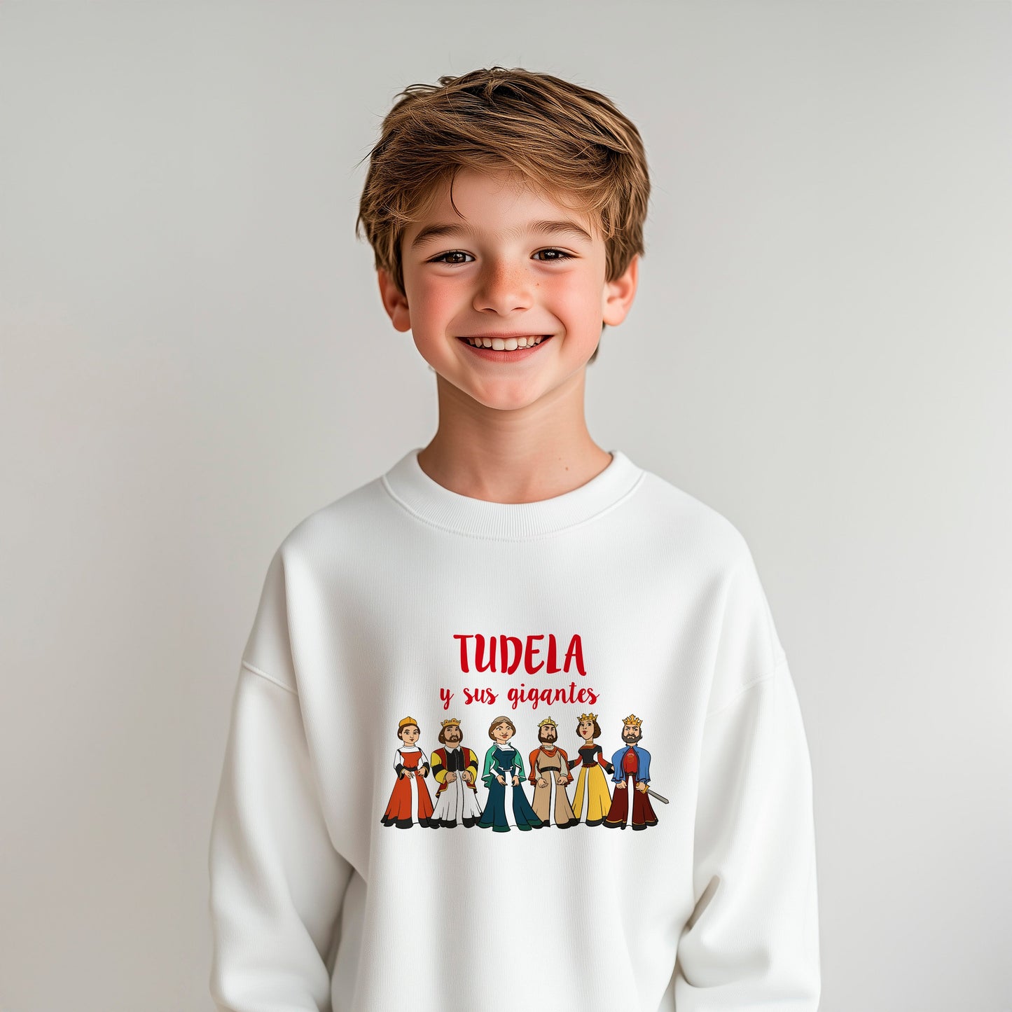 Sudadera niño/a sin capucha Tudela Ama Tu Pueblo