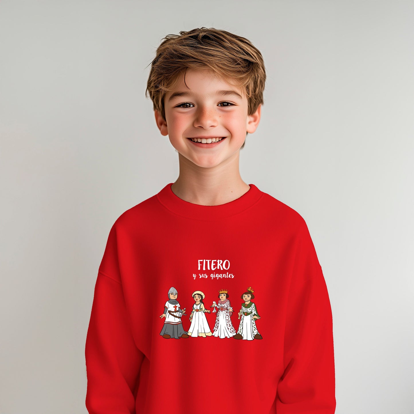 Sudadera niño/a sin capucha Fitero Ama Tu Pueblo