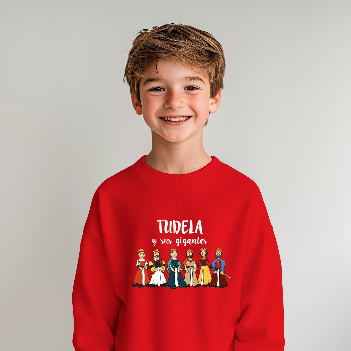 Sudadera niño/a sin capucha Tudela Ama Tu Pueblo