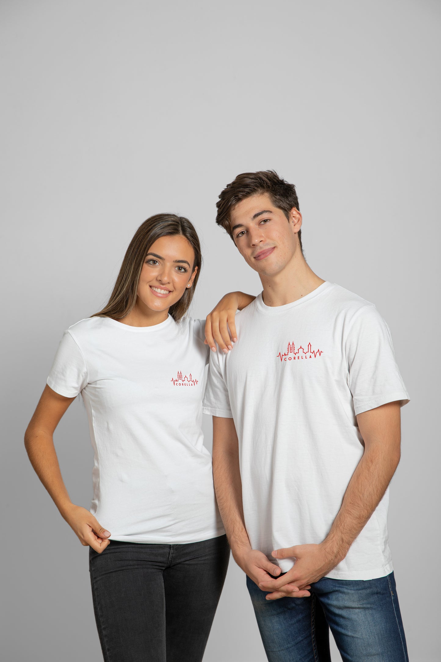 Camiseta Unisex Corella skyline Gráfica Brocos
