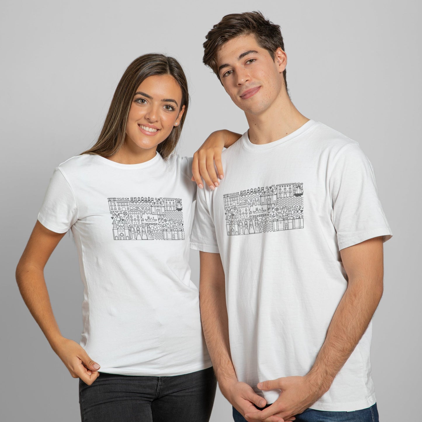 Camiseta Unisex Corella cultura Gráfica Brocos
