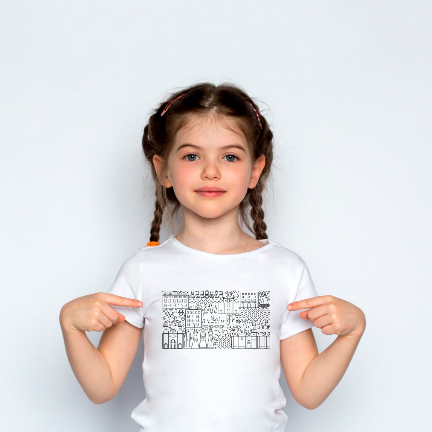 Camiseta Niño/Niña Corella cultura Gráfica Brocos
