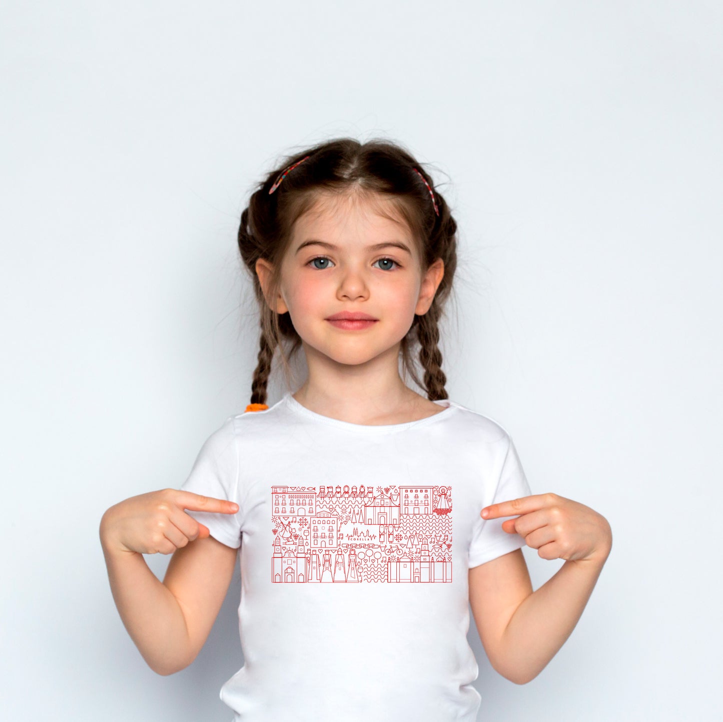 Camiseta Niño/Niña Corella cultura Gráfica Brocos