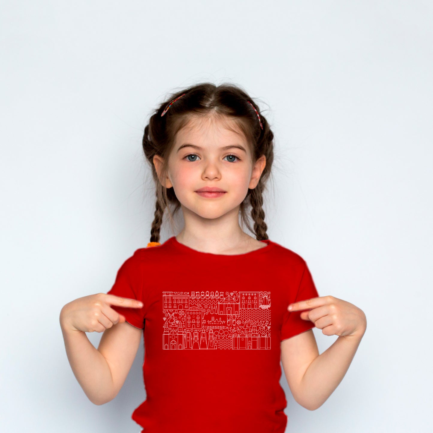 Camiseta Niño/Niña Corella cultura Gráfica Brocos