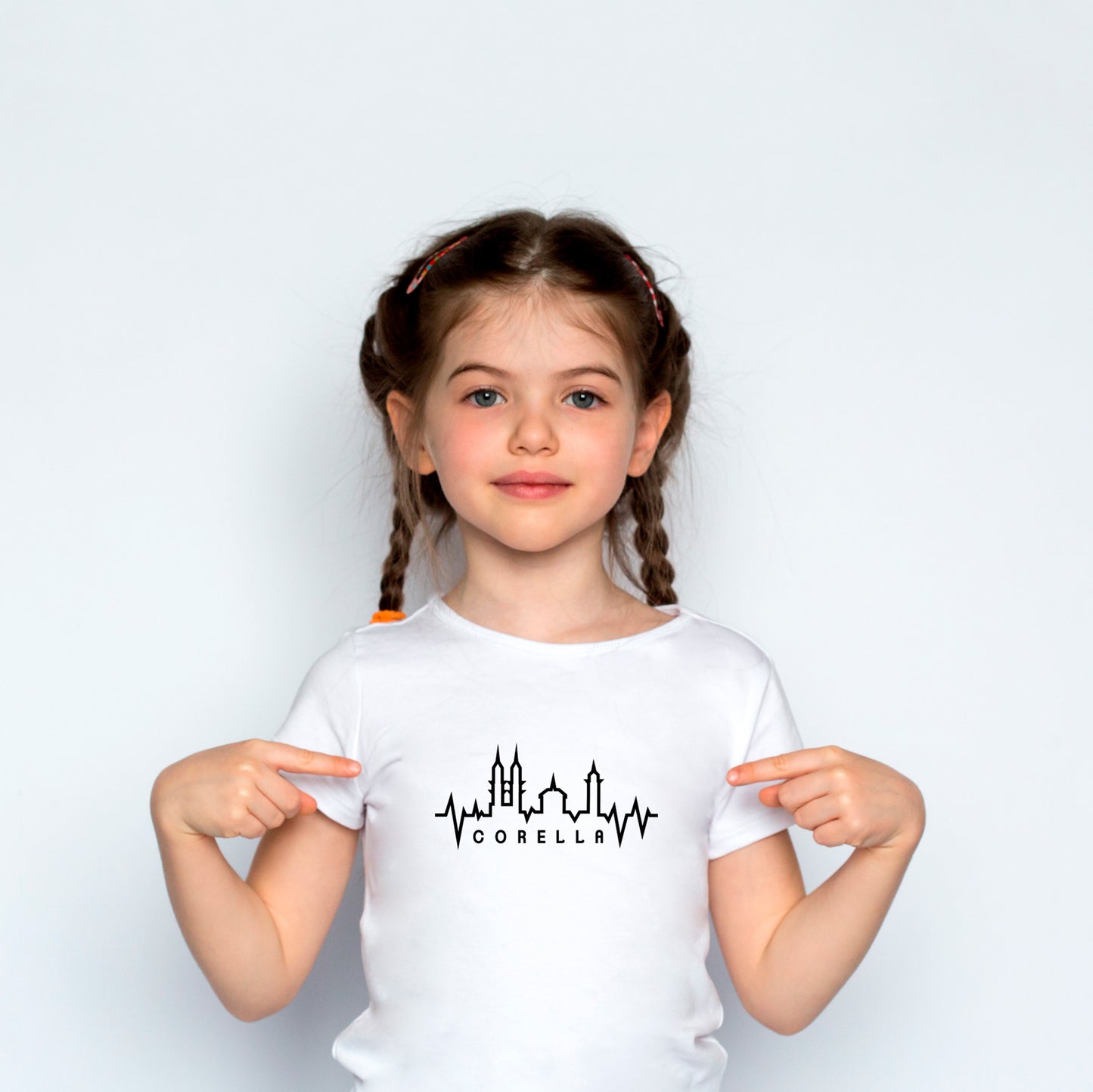 Camiseta Niño/Niña Corella skyline Gráfica Brocos