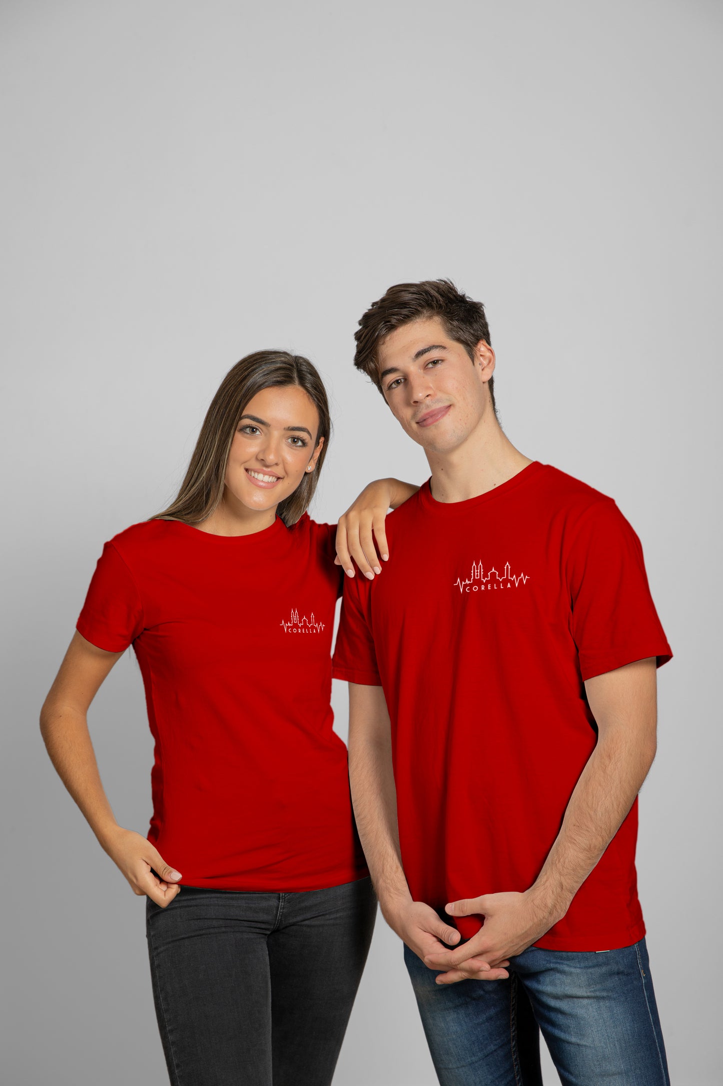 Camiseta Unisex Corella skyline Gráfica Brocos