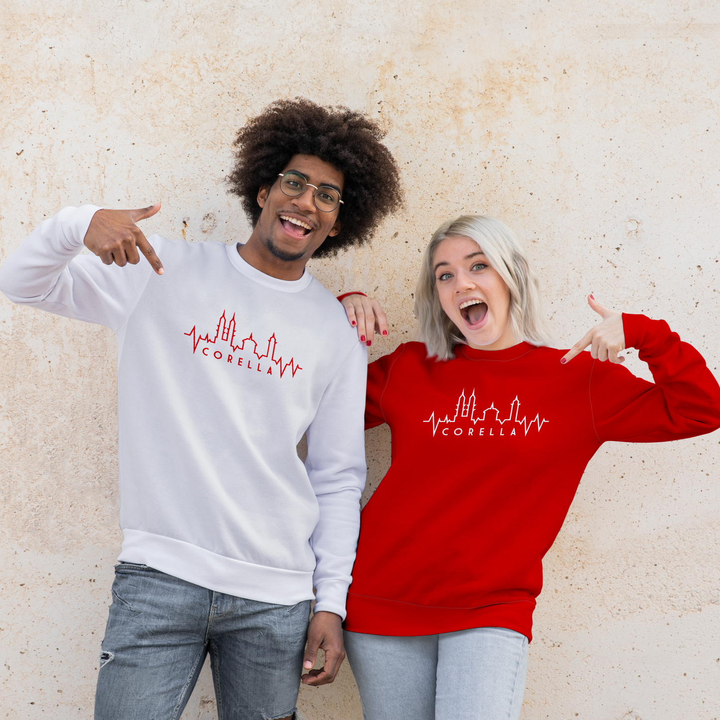 Sudadera Unisex Corella - Gráfica Brocos Shop