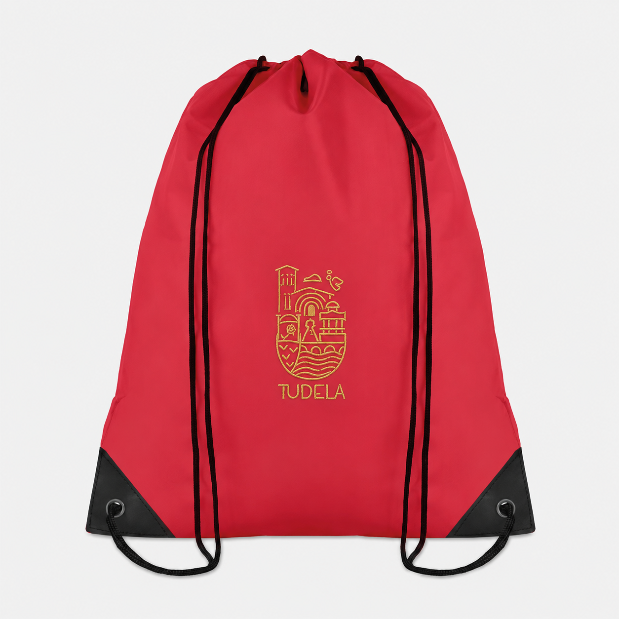 Mochila de cuerdas bordada Ama Tu Pueblo