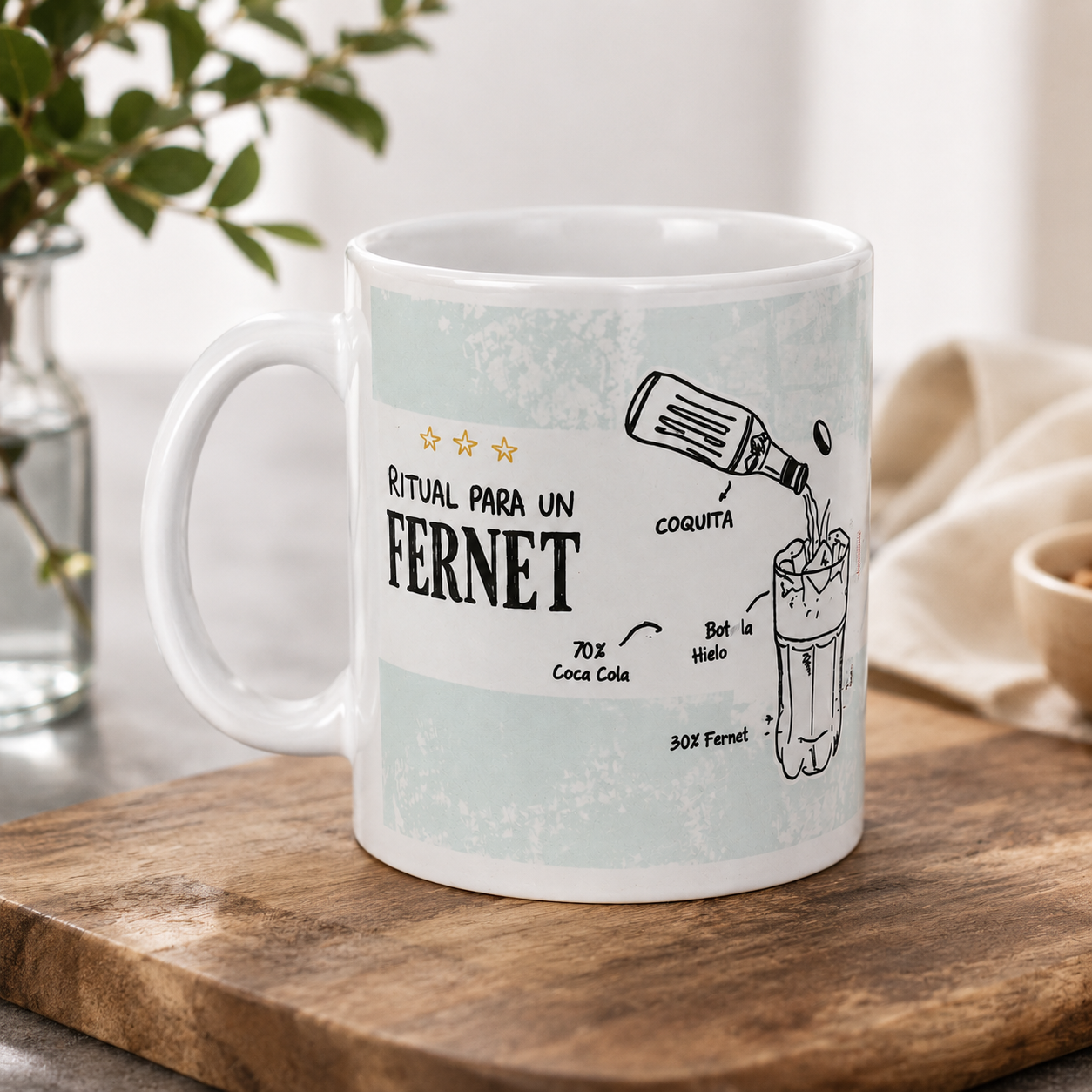 Taza Fernet Ama Tu Pueblo