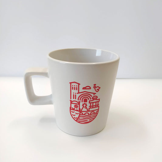 Taza compacta cerámica Tudela (Copia) Gráfica Brocos