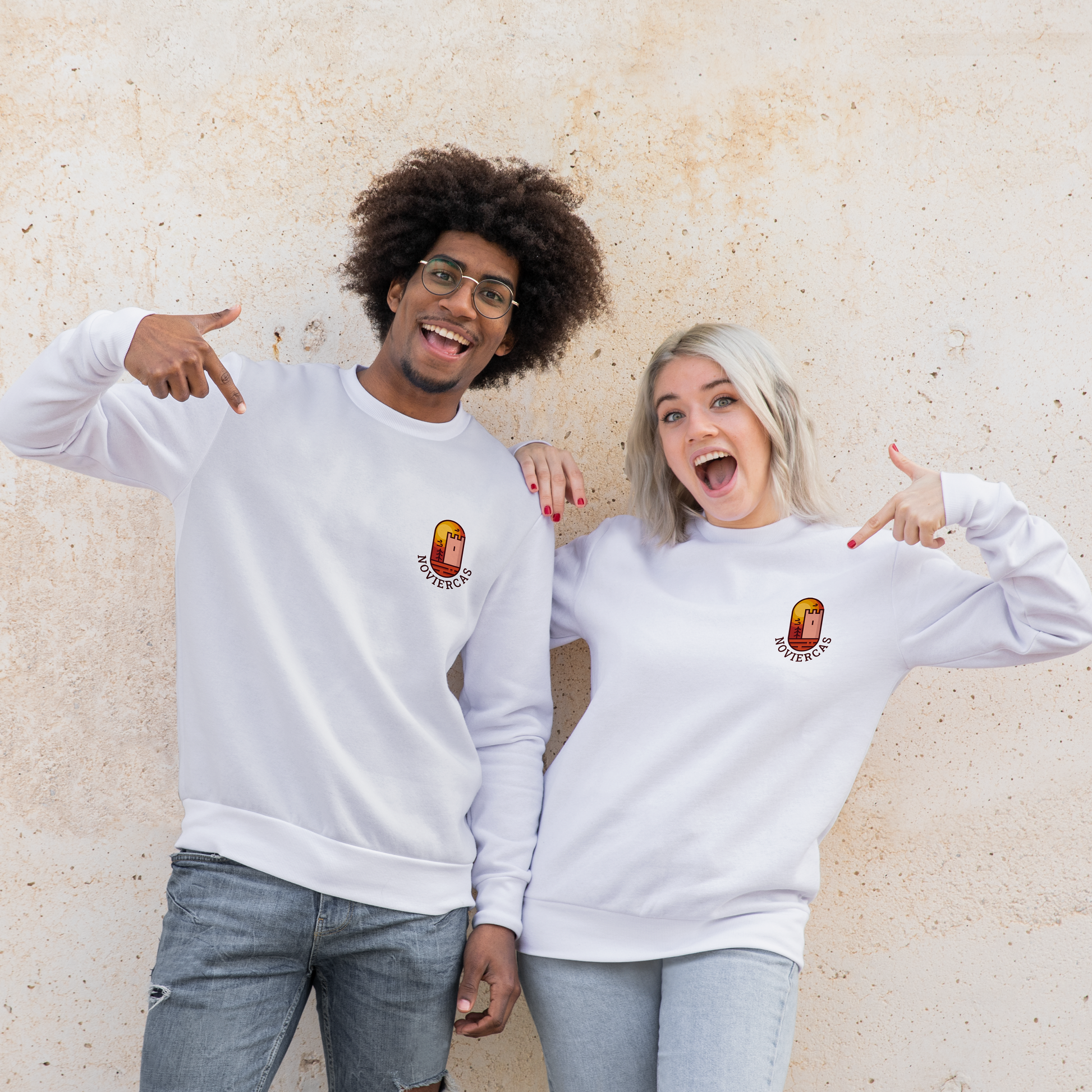 Sudadera Unisex Noviercas - Gráfica Brocos Shop