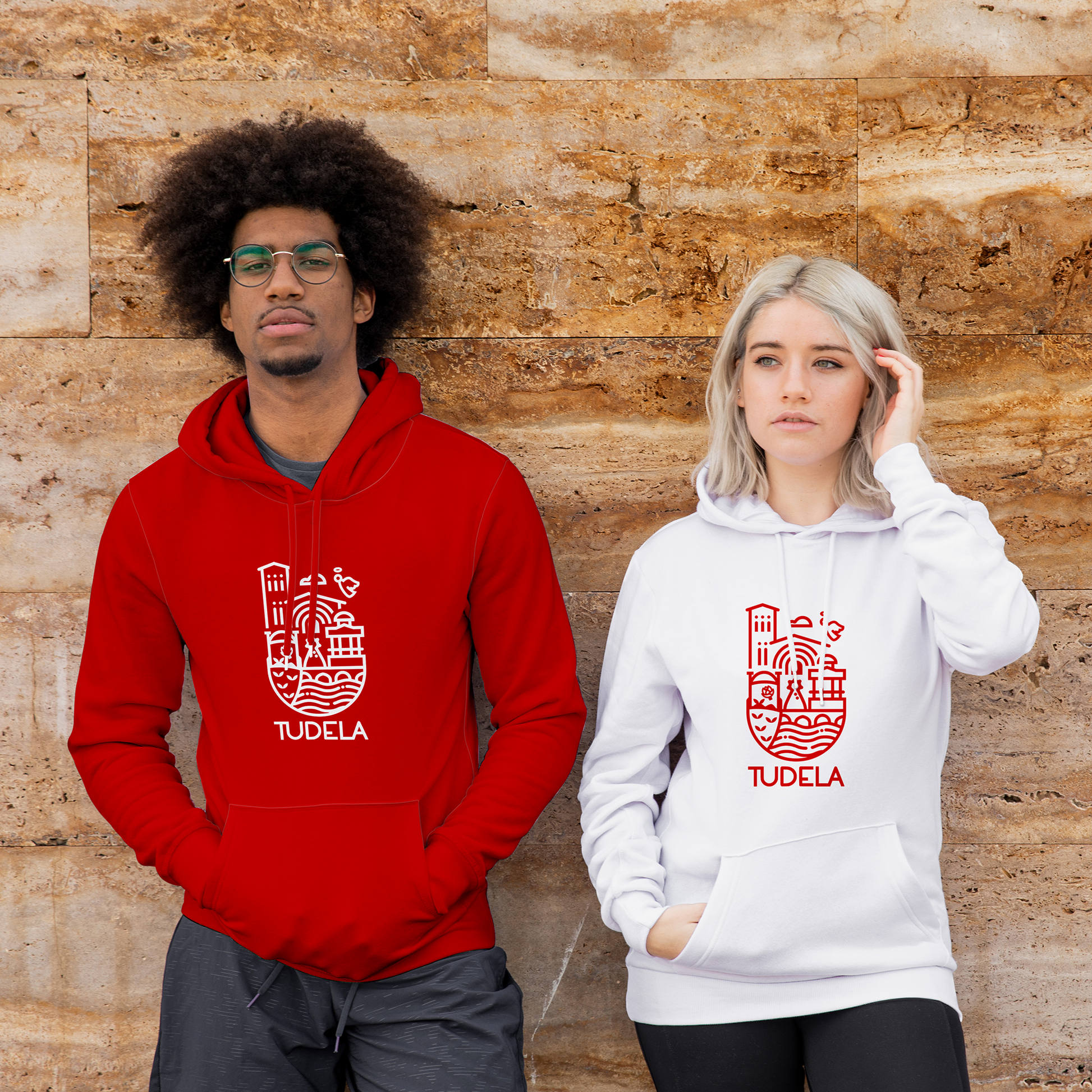 Hoodie Unisex Tudela - Gráfica Brocos Shop