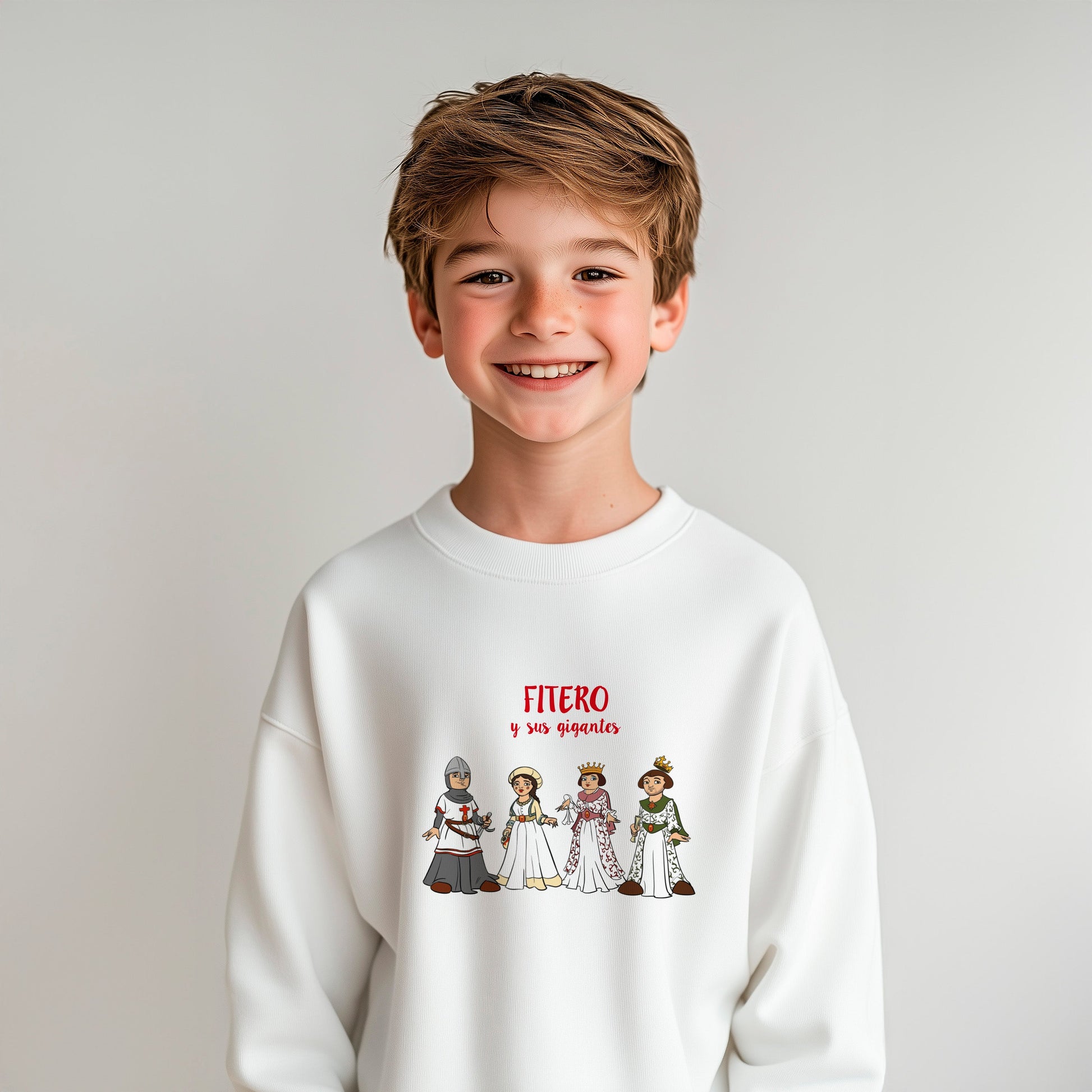Sudadera niño/a sin capucha Fitero Ama Tu Pueblo