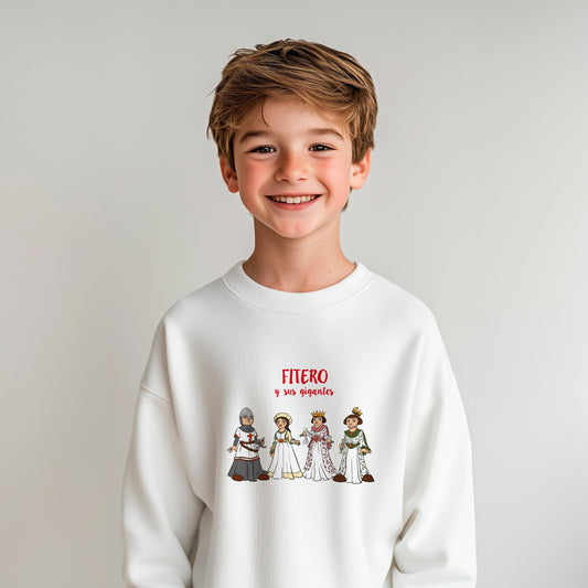 Sudadera niño/a sin capucha Fitero Ama Tu Pueblo