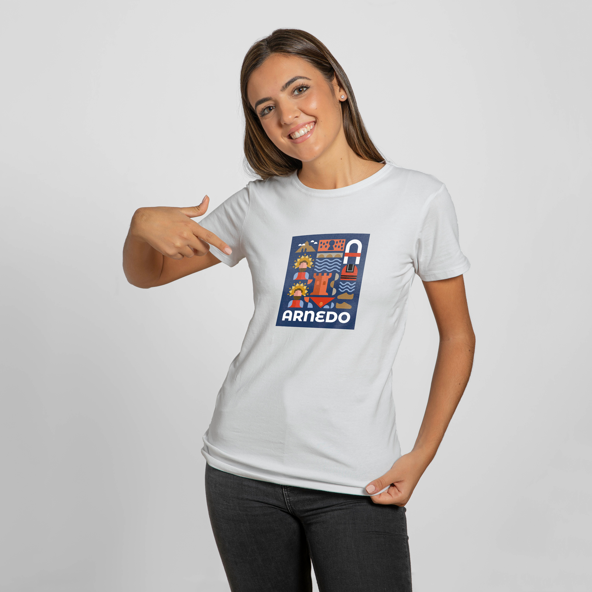 Camiseta mujer Arnedo - Gráfica Brocos Shop