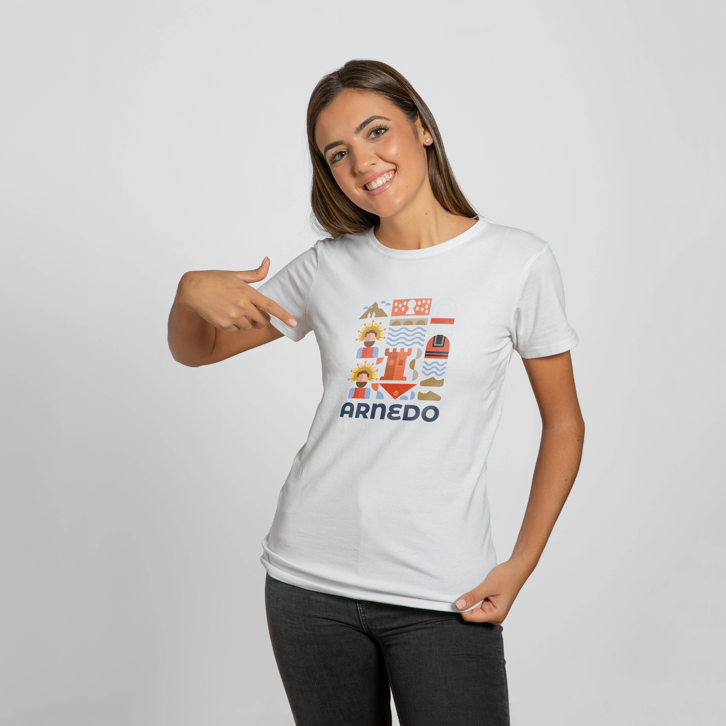 Camiseta mujer Arnedo - Gráfica Brocos Shop