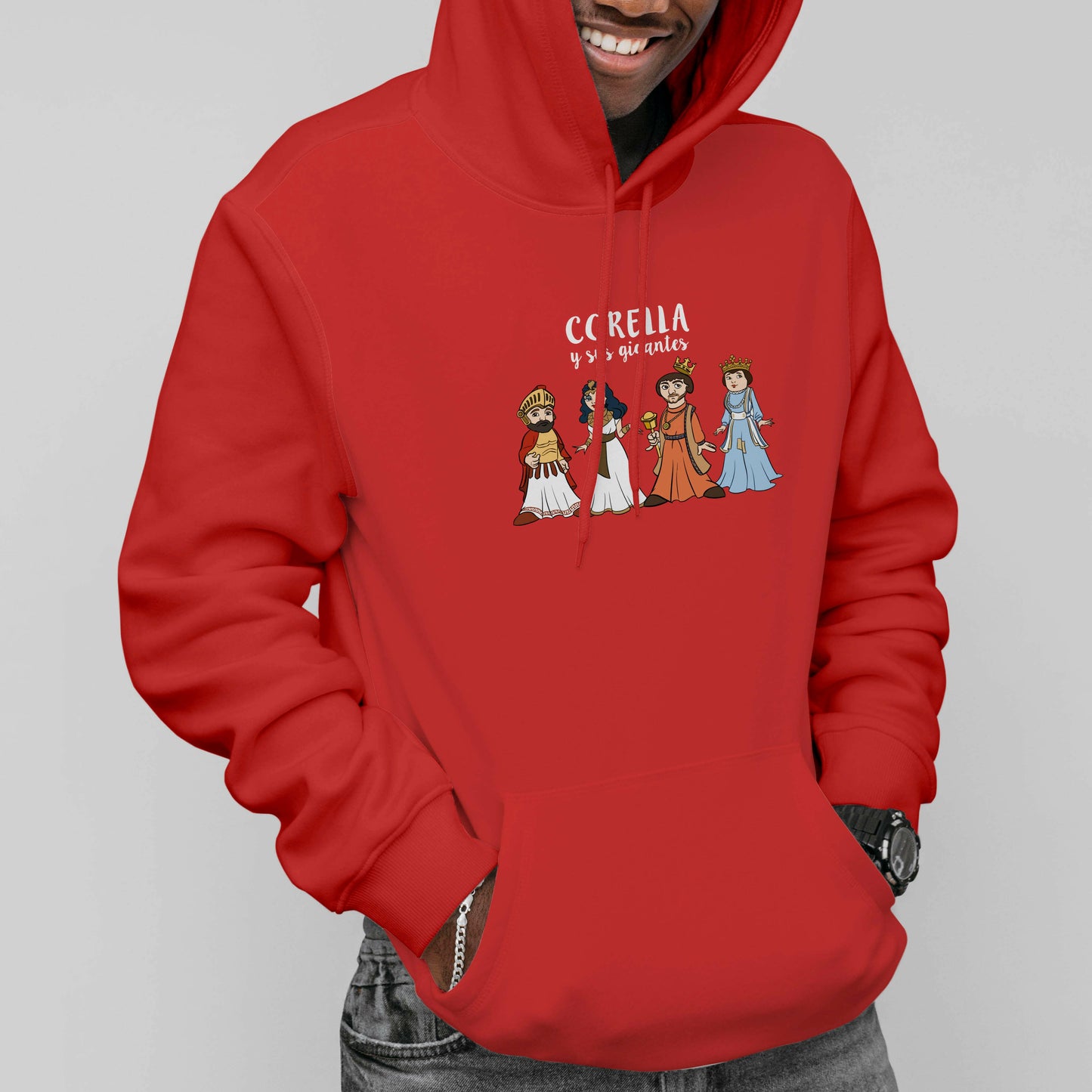 Hoodie Gigantes Corella - Gráfica Brocos Shop