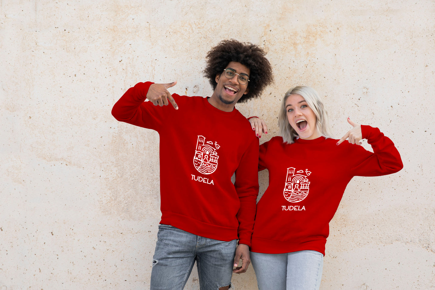 Sudadera Unisex Tudela Gráfica Brocos